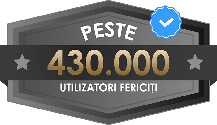 Peste 430.000 de utilizatori fericiți